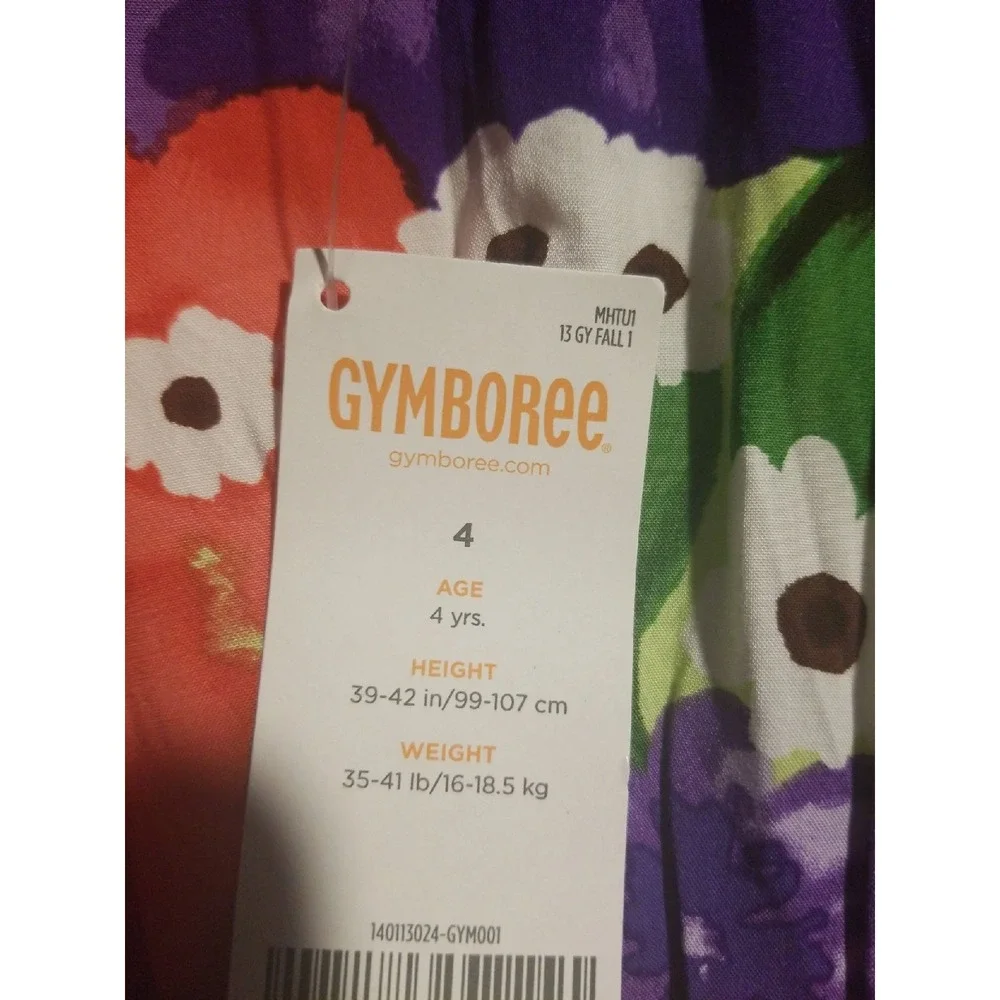Gymboree falling for feathers‎ dress 4 nwt